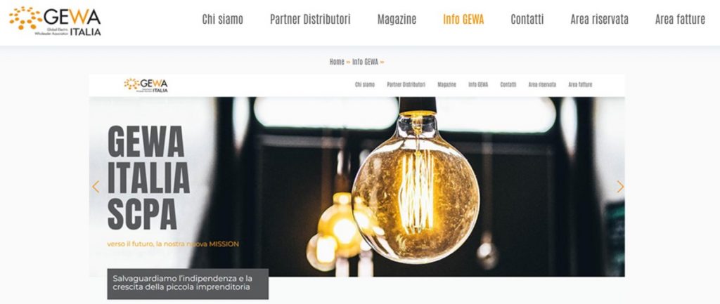 GEWA, Italy: New Website for GewaItalia.
